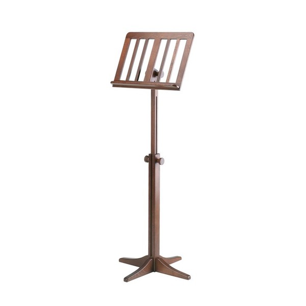 K&M Wooden Music Stand, Walnut