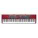 Nord Stage 2 EX 88 and Lightweight Keyboard Case with Wheels - Nord Top