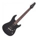 Vintage V7 7-String Electric Guitar, Gloss Black