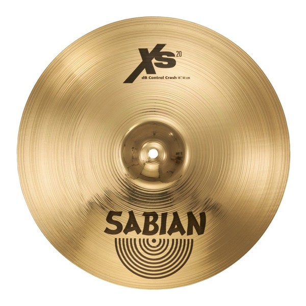 Sabian XS20 16" dB Control Crash Cymbal, Brilliant