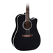 Takamine EF341SC Electro Acoustic Guitar, Black