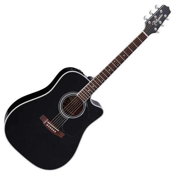 Takamine EF341SC Electro Acoustic Guitar, Black