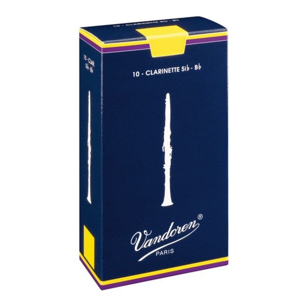Vandoren Traditional Bb Clarinet Reed, Strength 2.5
