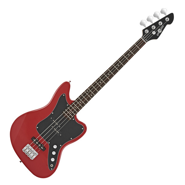 Seattle Bass Guitar by Gear4music, Gala Red