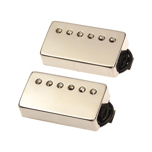 Bare Knuckle Pickups Black Dog Humbuckers, Nickel Set