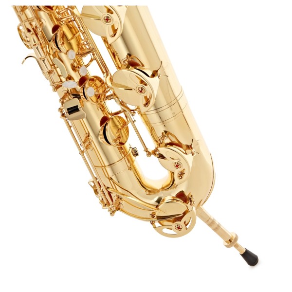 Rosedale Baritone Saxophone by Gear4music, Gold at Gear4music
