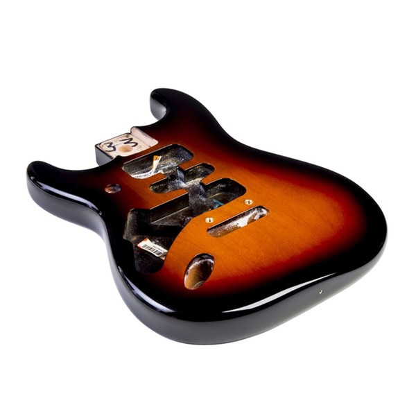 Fender USA Stratocaster Body with Modern Bridge, LH 3-Colour Sunburst