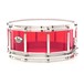 Pearl Crystal Beat 14x5 Acrylic Free Floating Snare Drum, Ruby Red