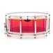 Pearl Crystal Beat 14x5 Acrylic Free Floating Snare Drum, Ruby Red