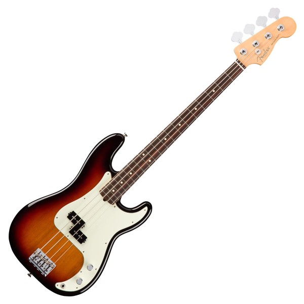 Fender American Pro Precision Bass Guitar RW, 3-Tone Sunburst