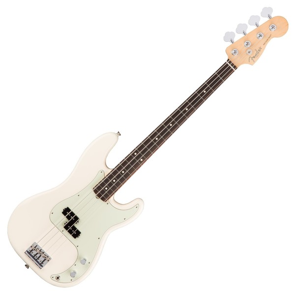 Fender American Pro Precision Bass Guitar RW, Olympic White
