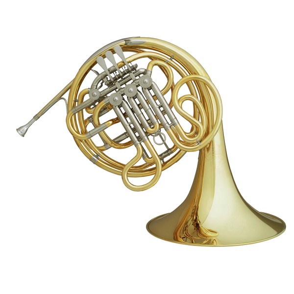 Hans Hoyer 7801 Double French Horn, Gold Lacquer