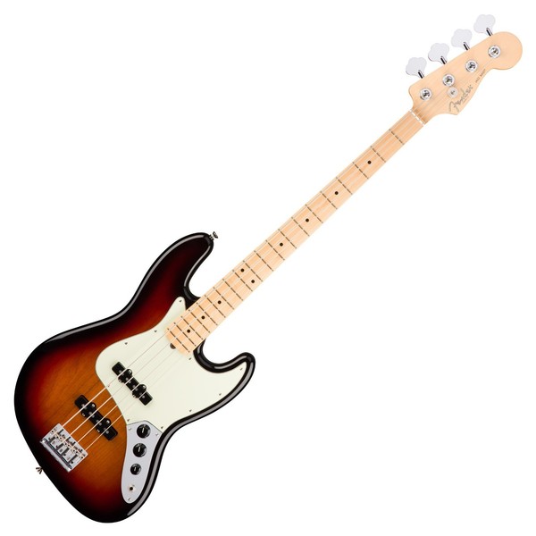 Fender American Pro Jazz Bass Guitar MN, 3-Tone Sunburst