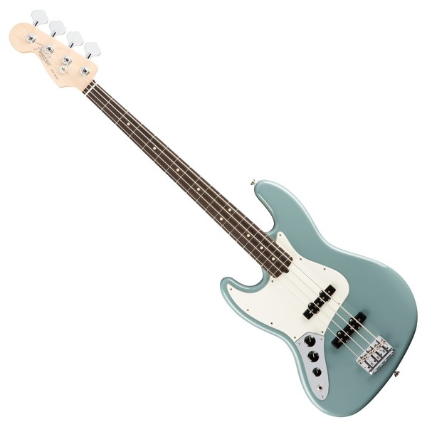 Fender American Pro Jazz Left Handed Bass Guitar RW, Sonic Grey