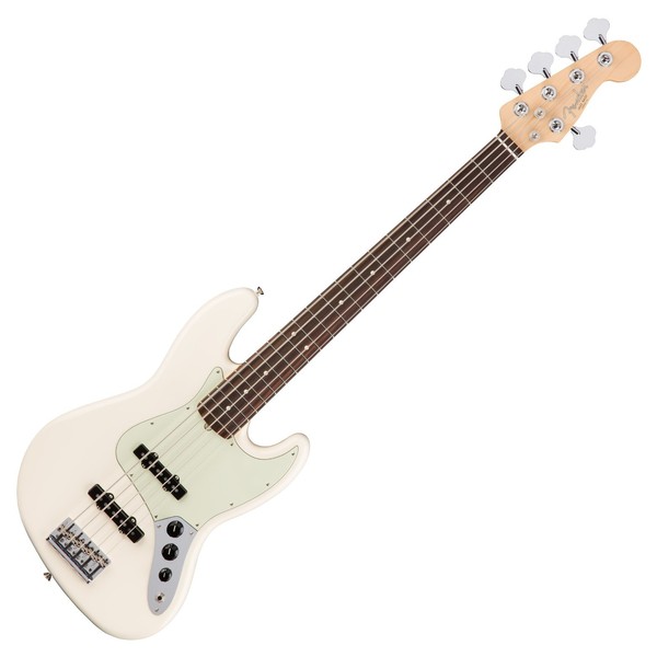 Fender American Pro Jazz V Bass Guitar RW, Olympic White