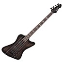 Harlem Z Bass Guitar by Gear4music, Trans Black