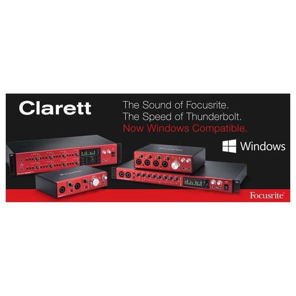 Focusrite Clarett 2 Pre Thunderbolt interfejs Audio | Gear4music