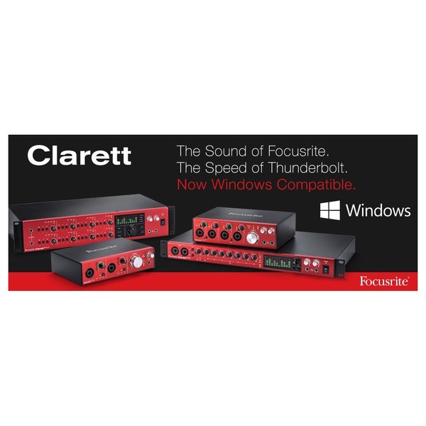 Focusrite Clarett 4 Pre Thunderbolt Audio Interface