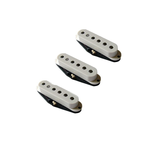 Bare Knuckle Pickups '63 Veneer Board Single Coils, Parchment Set