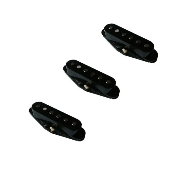 Bare Knuckle Pickups Trilogy Suite Flat Single Coils, Black