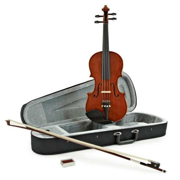 Deluxe 4/4 Size Violin by Gear4music