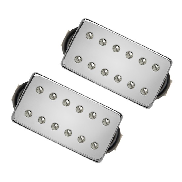 Bare Knuckle Pickups Juggernaut Humbucker Set, Chrome Cover