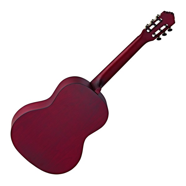Ortega RST5 Student Series Full Size Classical Guitar, Wine Red Satin