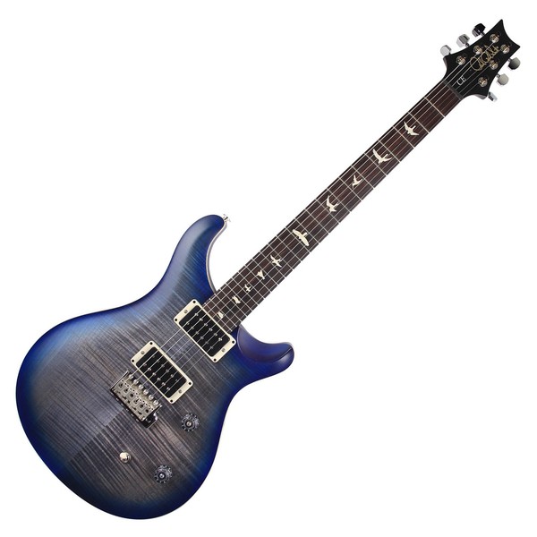 PRS CE24 Satin Ltd. Edition Electric Guitar, Faded Grey Blueburst