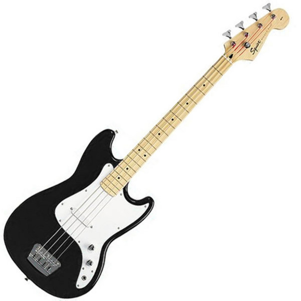 Squier By Fender Bronco Bass Maple Neck, Black