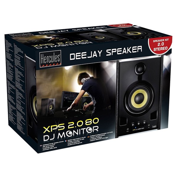 Hercules XPS 2.0 80 DJ Monitor Speakers - Boxed