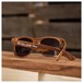 SJC Custom Drums Sunglasses, Wood Grain with White Logo