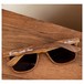 SJC Custom Drums Sunglasses, Wood Grain with White Logo