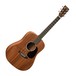 Martin Dreadnought Jr. 2E Acoustic Guitar, Sapele