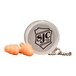 SJC Custom Drums Silicone Earplugs with Case, Orange