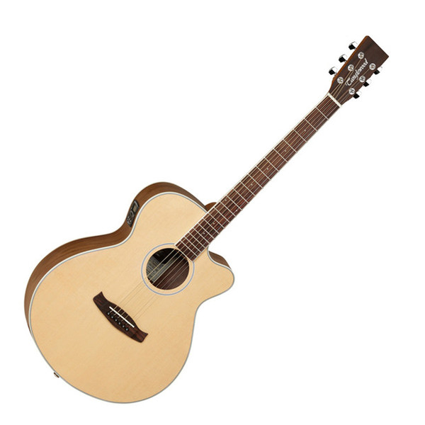 Tanglewood Discovery DBTSFCEBW Electro Acoustic Guitar, Natural