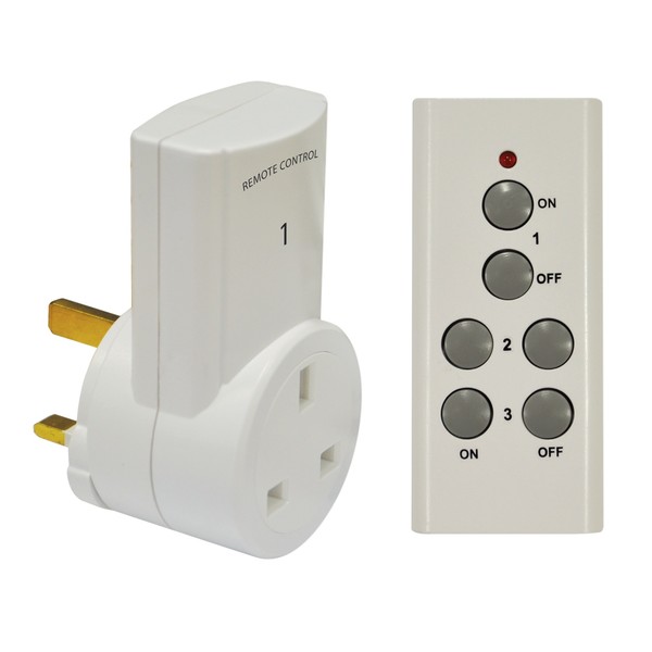 Eagle 1 Way Remote Control Mains Socket Set
