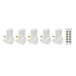 Eagle 5 Way Remote Control Mains Socket Adaptor Set