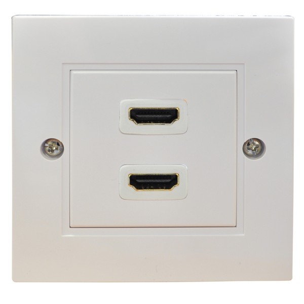 Eagle Twin HDMI Wall Plate With Flying Leads