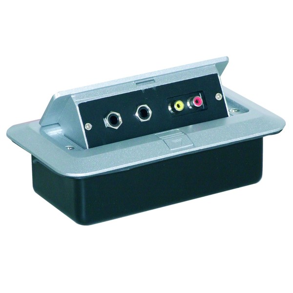 Eagle Pop-up AV Combination Plate With Jack Sockets & Phono Sockets