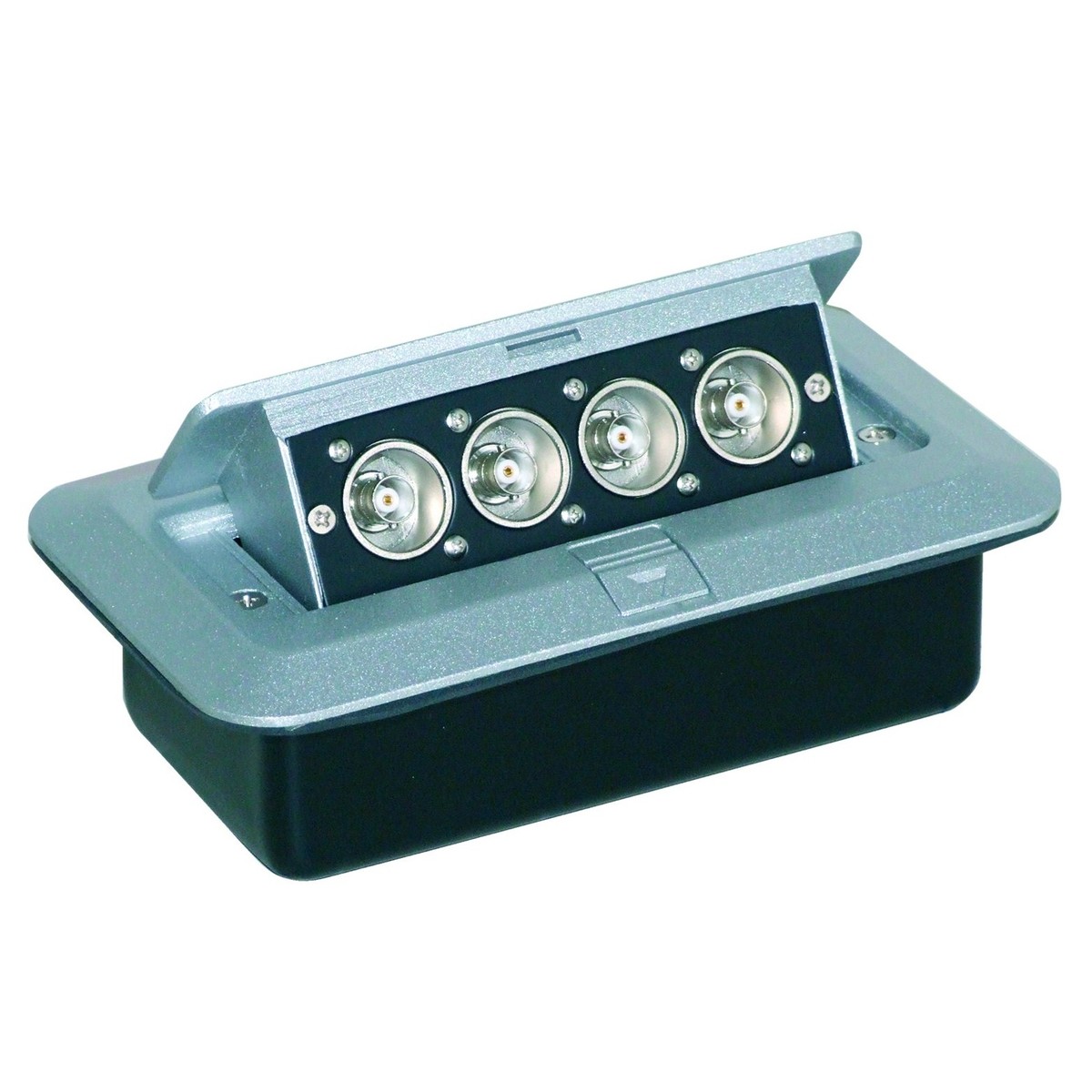 OFFLINE Eagle Pop-Up AV Plate With 4 x BNC Connectors at Gear4music