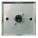 Eagle Metal AV Wall Plate With 1 x 6.35 mm Jack Socket