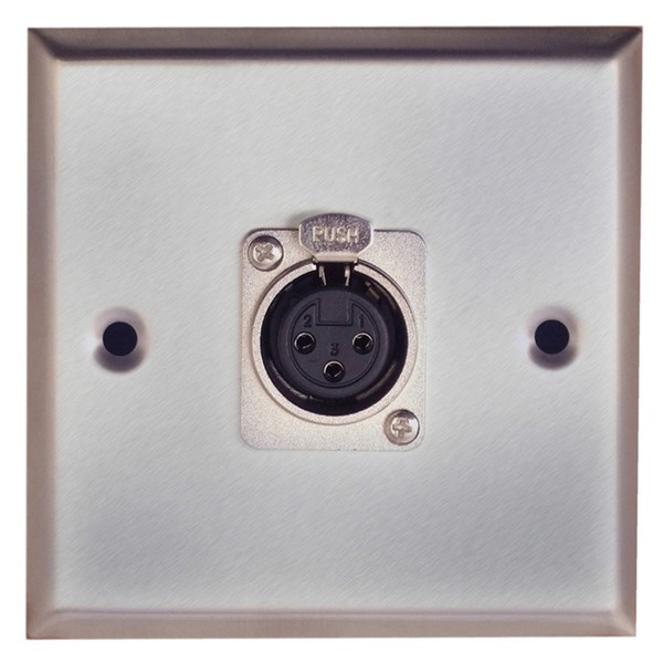 Eagle Metal AV Wall Plate With XLR Socket