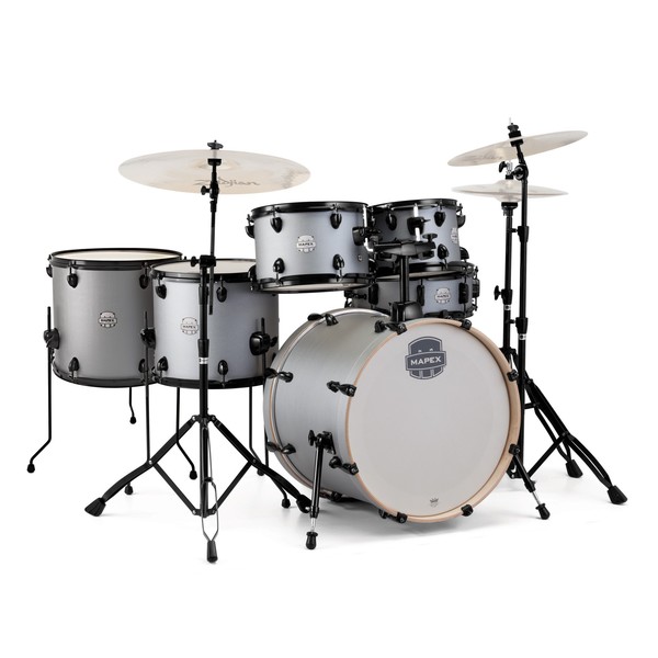 Mapex Storm 20'' Fast Fusion Drum Kit w/ Free Floor Tom, Iron Grey