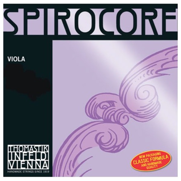 Thomastik Spirocore Viola D String, Aluminium Wound, 4/4 Size, Light