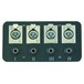 Eagle Metal AV Wall Plate With XLR Sockets & 6.35 mm Jack Sockets