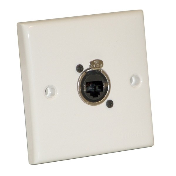 Eagle AV Wall Plate With 1 x Ethercon Socket