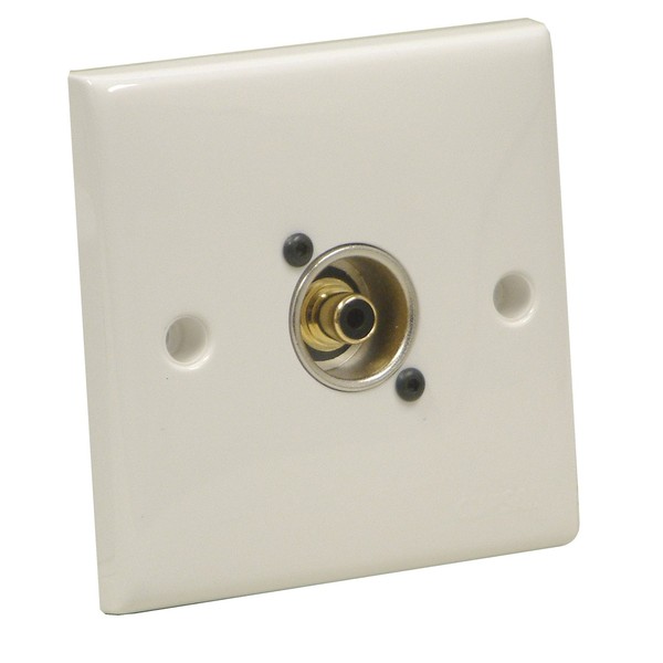 Eagle AV Wall Plate With 1 x Phono Socket