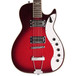 Silvertone 1423 Electric Guitar, Red Silver Flake Burst