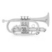 Coppergate Intermediate Cornet, Silver, By Gear4music