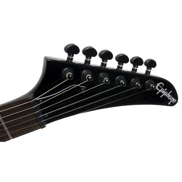 SONDERANGEBOT Epiphone 1984 Explorer EX mit EMG's, Ebony - Fast